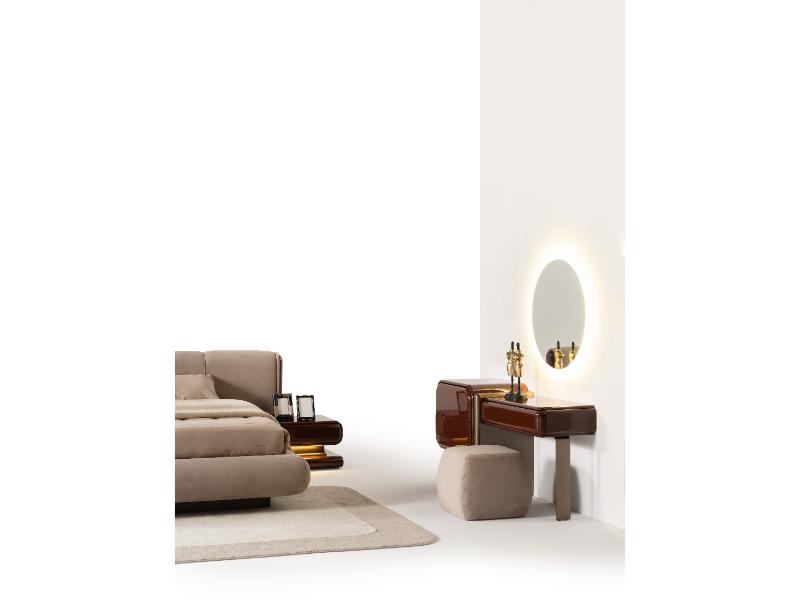 Mocha Burgundy Bedroom
