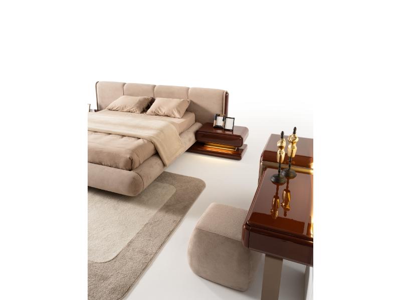 Mocha Burgundy Bedroom