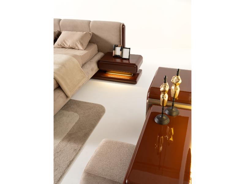 Mocha Burgundy Bedroom