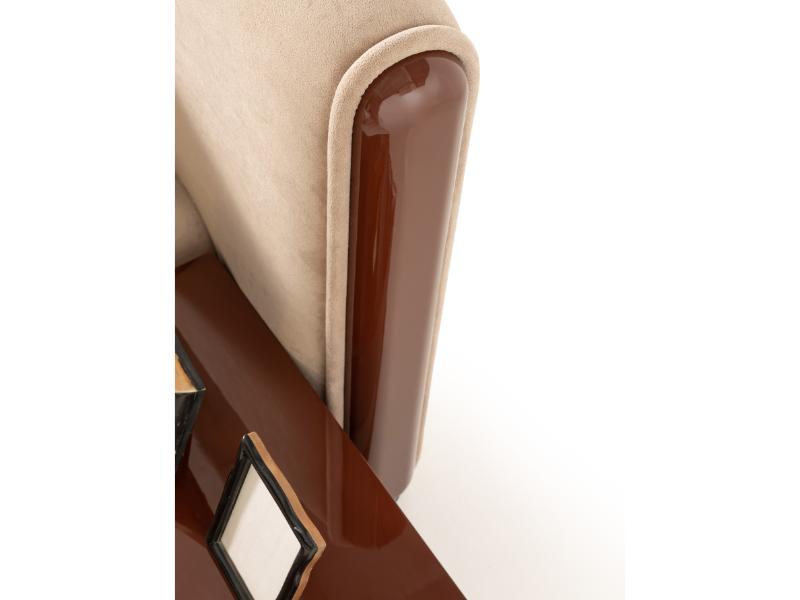 Mocha Burgundy Bedroom