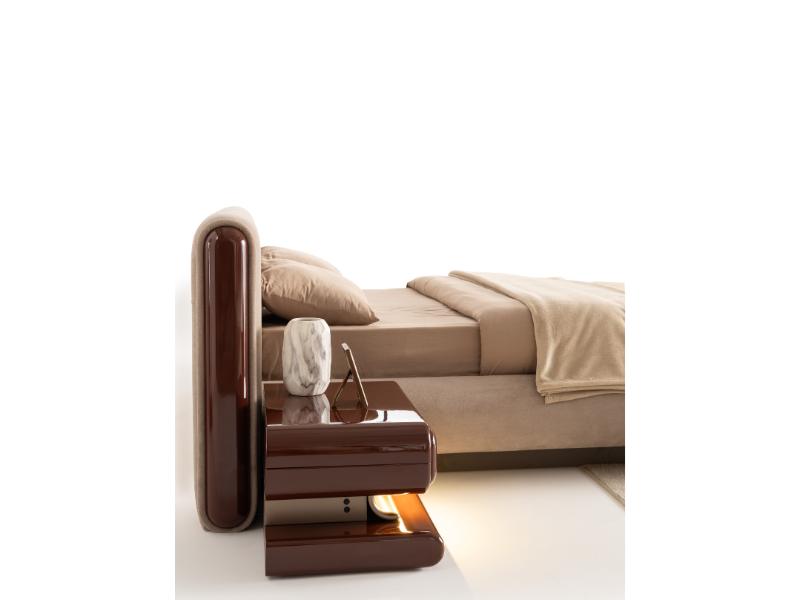 Mocha Burgundy Bedroom